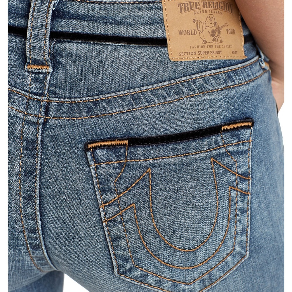 True Religion Size 24 Super Skinny Halle